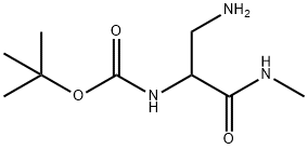 Carbamic acid, [1-(aminomethyl)-2-(methylamino)-2-oxoethyl]-, 1,1- Structure