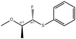 Benzene, [[(1R,2R)-1-fluoro-2-methoxypropyl]thio]-, rel- (9CI),675958-13-1,结构式