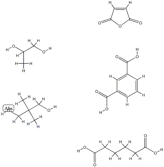 Adipic acid, propylene glycol, isophthalic acid, neopentyl glycol, maleic anhydride polymer Structure