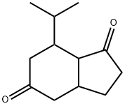 1H-Indene-1,5(4H)-dione,hexahydro-7-(1-methylethyl)-(9CI),676121-64-5,结构式