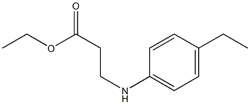 ba-Alanine, N-(4-ethylphenyl)-, ethyl ester (9CI) Structure