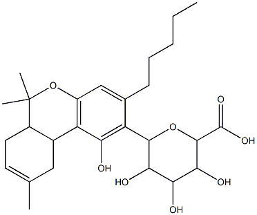 67627-13-8 tetrahydrocannabinol C4'-glucuronide