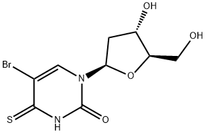 4-硫代-5-溴-2'-脱氧尿苷 结构式