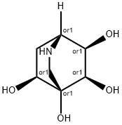 2-Azabicyclo[2.2.2]octane-4,5,6,8-tetrol,(1R,4R,5R,6R,8S)-rel-(9CI) 化学構造式