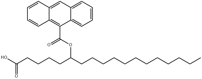 6-(9-Anthroyloxy)stearicacid(6-AS) Struktur