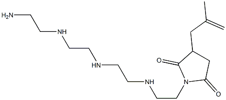 2,5-Pyrrolidinedione, 1-2-2-2-(2-aminoethyl)aminoethylaminoethylaminoethyl-, monopolyisobutenyl derivs. Struktur