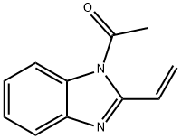1H-Benzimidazole,1-acetyl-2-ethenyl-(9CI) Struktur