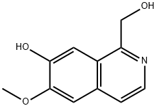 1-Isoquinolinemethanol,7-hydroxy-6-methoxy-(9CI) Struktur