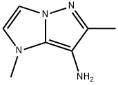 1H-Imidazo[1,2-b]pyrazol-7-amine,1,6-dimethyl-(9CI) 结构式