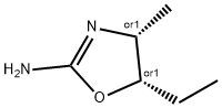 2-Oxazolamine,5-ethyl-4,5-dihydro-4-methyl-,(4R,5S)-rel-(9CI) 化学構造式