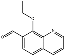 7-Quinolinecarboxaldehyde,8-ethoxy-(9CI) 化学構造式