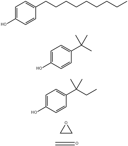 Formaldehyde, polymer with 4-(1,1-dimethylethyl)phenol, 4-(1,1-dimethylpropyl)phenol, 4-nonylphenol and oxirane 结构式