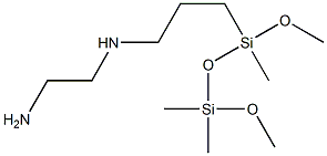 AMINOETHYLAMINOPROPYLSILOXANE-DIMETHYLSILOXANE COPOLYMER Struktur