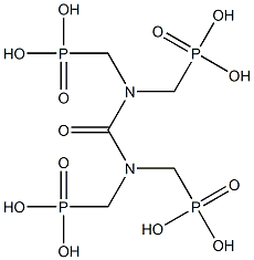 [carbonylbis[nitrilobis(methylene)]]tetrakisphosphonic acid Struktur