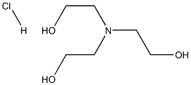 Ethanol, 2,2',2''-nitrilotris-, homopolymer, hydrochloride Structure
