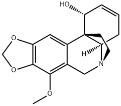 2,3-Didehydro-7-methoxycrinan-1α-ol Struktur