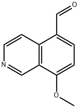 5-Isoquinolinecarboxaldehyde,8-methoxy-(9CI) Struktur