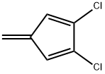 1,3-Cyclopentadiene,2,3-dichloro-5-methylene-(9CI) Struktur