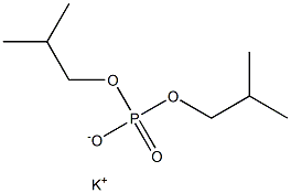 Phosphoric acid bis(2-methylpropyl)=potassium ester salt Structure