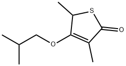 2(5H)-Thiophenone,3,5-dimethyl-4-(2-methylpropoxy)-(9CI) Structure