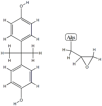 C18-不饱和脂肪酸二聚体与4,4'-(1-甲基亚乙基)联(二)苯酚和氯甲基环氧乙烷的聚合物,67989-52-0,结构式