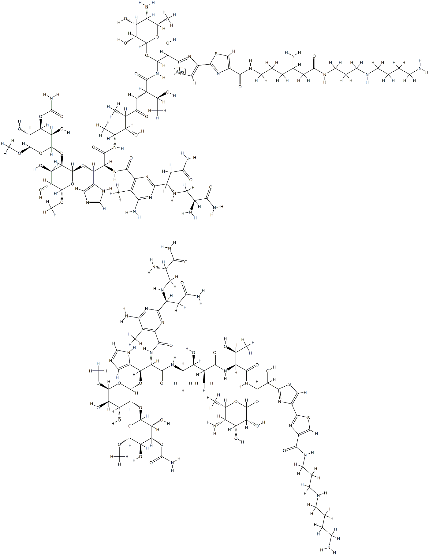 tallysomycin, 67995-68-0, 结构式