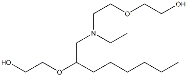 2,2'-[(Octylimino)bis(2,1-ethanediyloxy)]bisethanol Structure