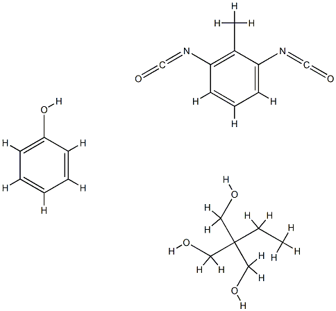 1,3-Propanediol, 2-ethyl-2-(hydroxymethyl)-, polymer with 1,3-diisocyanatomethylbenzene, phenol-blocked|