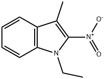 1H-Indole,1-ethyl-3-methyl-2-nitro-(9CI) Structure