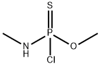 N-メチルアミドクロリドチオりん酸O-メチル 化学構造式