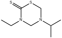 2H-1,3,5-Thiadiazine-2-thione,3-ethyltetrahydro-5-(1-methylethyl)-(9CI) Struktur