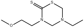2H-1,3,5-Thiadiazine-2-thione,5-ethyltetrahydro-3-(2-methoxyethyl)-(9CI) Structure