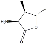 Ribonic acid, 2-amino-2,3,5-trideoxy-3-methyl-, gamma-lactone (9CI) Struktur