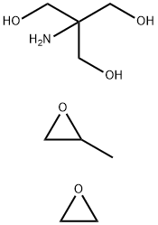 1,3-Propanediol, 2-amino-2-(hydroxymethyl)-, polymer with methyloxirane and oxirane Struktur