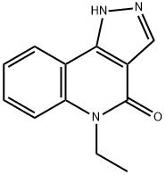 4H-Pyrazolo[4,3-c]quinolin-4-one,5-ethyl-1,5-dihydro-(9CI) 结构式