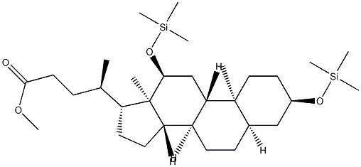 3α,12α-Bis(trimethylsiloxy)-5β-cholan-24-oic acid methyl ester|