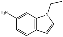 1-乙基-1H-吲哚-6-胺, 681836-77-1, 结构式
