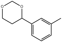 1,3-Dioxane,4-(3-methylphenyl)-(9CI) Structure
