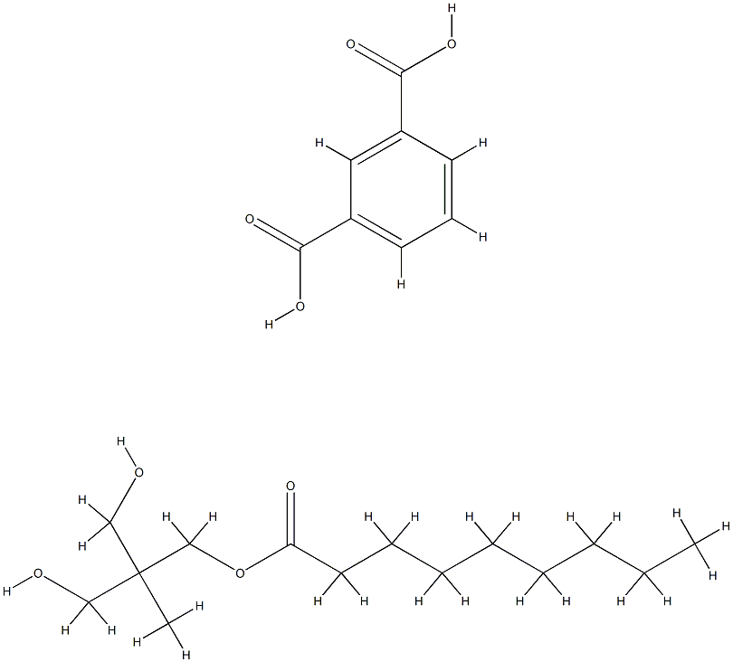 68186-58-3 1,3-Benzenedicarboxylic acid, polymer with 2-(hydroxymethyl)-2-methyl-1,3-propanediol, nonanoate