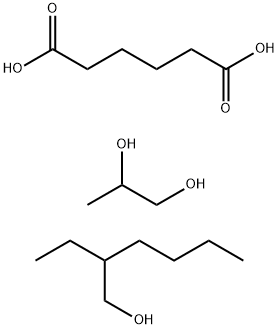 己二酸与1,2-丙二醇-2-乙基己酯的聚合物 结构式