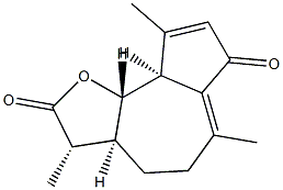 去乙酰氧母菊素, 68247-35-8, 结构式
