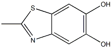 5,6-Benzothiazolediol,2-methyl-(6CI,7CI,9CI) Struktur