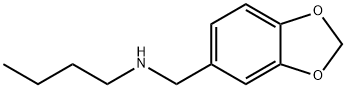 (2H-1,3-benzodioxol-5-ylmethyl)(butyl)amine Structure