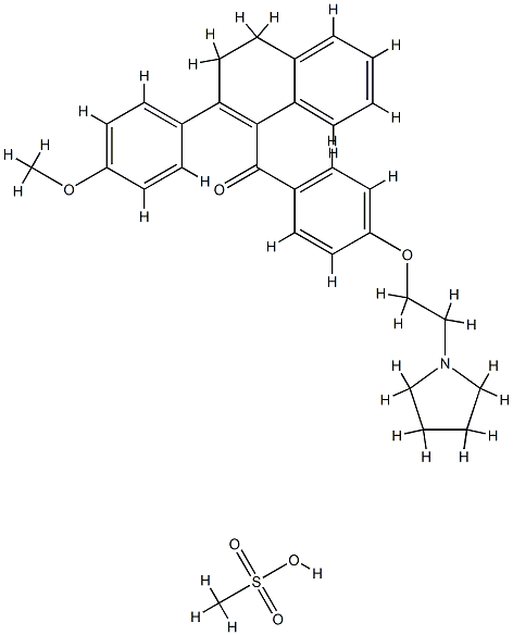 Trioxifene Struktur