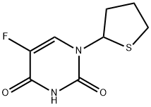 1-(2'-tetrahydrothienyl) 5-fluorouracil Struktur