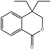 1H-2-Benzopyran-1-one,4,4-diethyl-3,4-dihydro-(9CI) Struktur