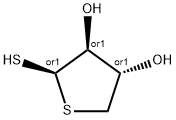 3,4-Thiophenediol, tetrahydro-2-mercapto-, (2R,3S,4S)-rel- (9CI) 化学構造式