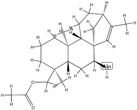 (4S)-Kaur-15-ene-7β,19-diol 19-acetate,68349-18-8,结构式