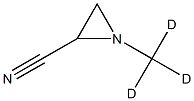 1-[(2H3)Methyl]aziridine-2-carbonitrile 结构式