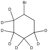 1-Bromo(2,2,3,3,4,4,5,5-2H8)cyclohexane 结构式